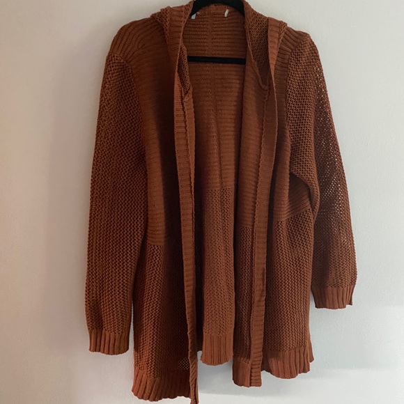 Hooded knit cardigan - Picture 2 of 4